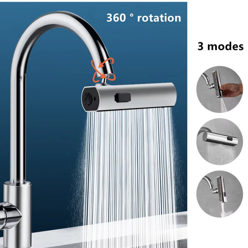 3-Mode Multifunctional Kitchen Faucet Nozzle.